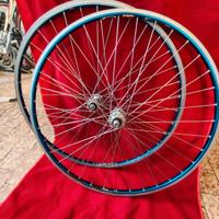 Ruote cerchi Ambrosio anodizzate mozzi DT Swiss