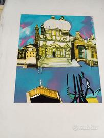 5 LITOGRAFIE R. BRINDISI, I. MOSCA, B. CARUSO