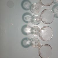 4 bicchierini di vetro 