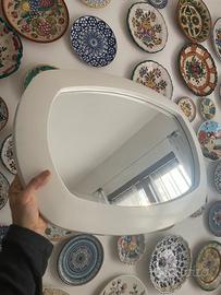 Specchio Bianco Vintage Design