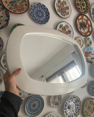 Specchio Bianco Vintage Design
