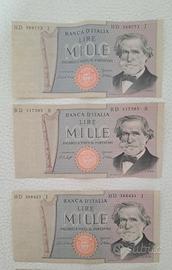 Banconote Banca D'italia Lire Mille 