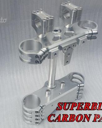 Piastre sterzo speciali ricavate da pieno x buell