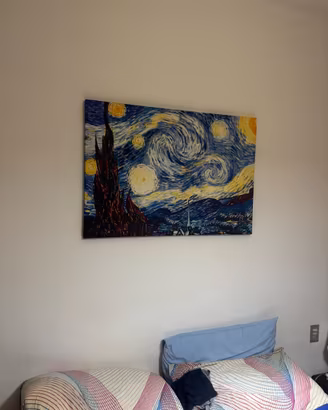 Tela decorativa notte stellata di Van Gogh