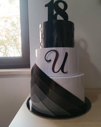 torta per 18 anni (coreografica/finta)