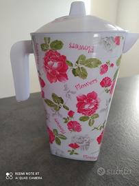 Caraffa plastica in fantasia nuova 