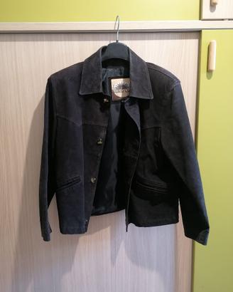 Giacca in pelle di marca Leather Club taglia 50