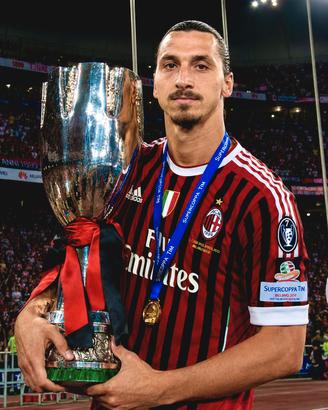 fotografia Milan ibra super 🏆 italiana 2011