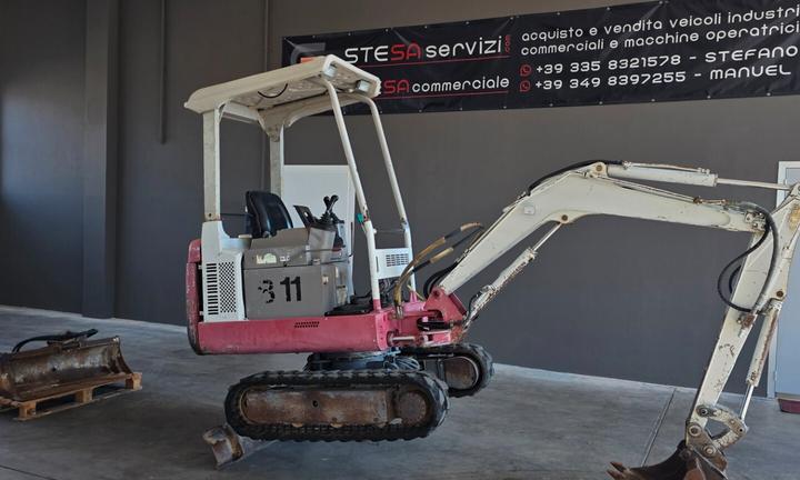 Takeuchi Mini Escavatore Carro Variabile