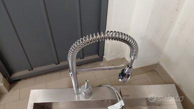 Lavello in acciaio rubinetto nuovo marca Franke