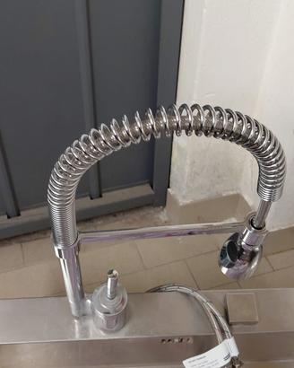 Lavello in acciaio rubinetto nuovo marca Franke
