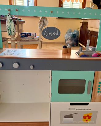 Cucina bambini in legno