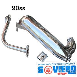 Marmitta Siluro IGM Cromata Vespa 90 SS