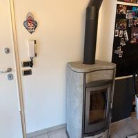 Stufa a legna Piazzetta ventilata doppia uscita