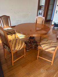 Tavolo rotondo +4 sedia