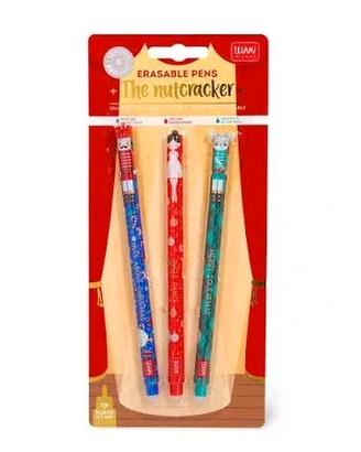 Set 3 Penne Gel Cancellabili Legami Natale 2025 "