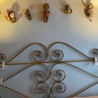 Testata letto antico ottone  – Bologna