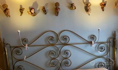 Testata letto antico ottone  – Bologna