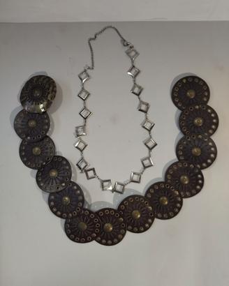 Cintura e collana vintage 