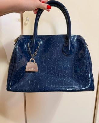 Borsa a Mano, bauletto Liu Jo - Blu Navy Vernice