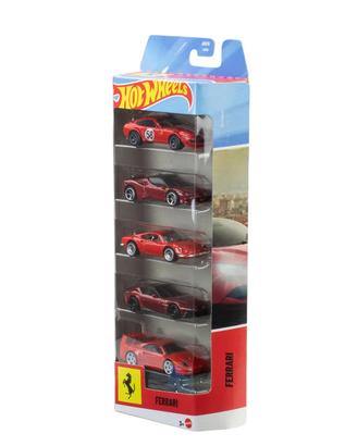 Hot Wheels Ferrari 5Pack 365 F40 SF90 Dino 12Cil.