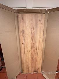 Top effetto rovere 130 cm - Piano bagno o cucina
