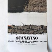 Manifesto Mostra SCANAVINO 1974