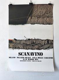 Manifesto Mostra SCANAVINO 1974