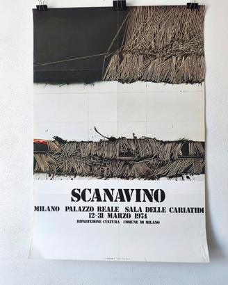 Manifesto Mostra SCANAVINO 1974
