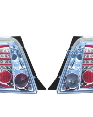 FANALI FIAT 500 07- LED FONDO CROMATO