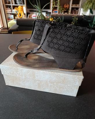 Stivali infradito bassi da donna n° 39