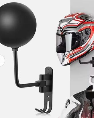 supporto casco da parete