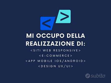 Programmatore Applicazioni Mobile e Siti Web
