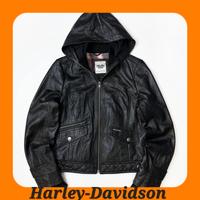 GIACCA DONNA H-D FRENZY WOODED PELLE