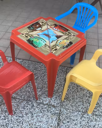 Set da gioco tavolo e sedie