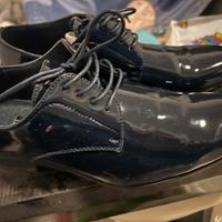 Scarpe uomo lucide colore blu taglia 40