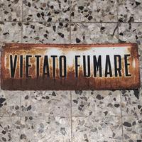 cartello vietato fumare 