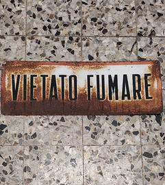 cartello vietato fumare 