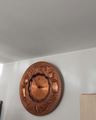 Orologio a parete in rame