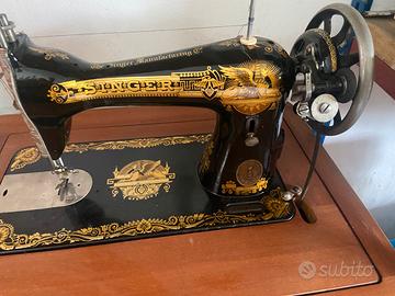 Macchina da cucire singer antica