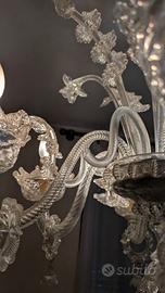 Lampadario in vetro di Murano