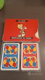 gioco carte mercante in fiera dal negro completo