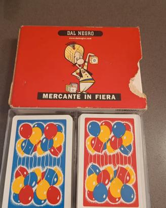 gioco carte mercante in fiera dal negro completo
