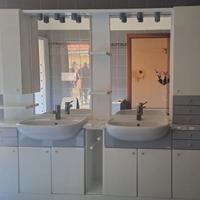Mobile bagno con doppio lavabo