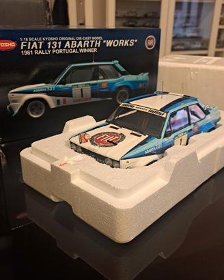 Kyosho  Fiat 131 Abarth - Rally Portugal 1981 1:18