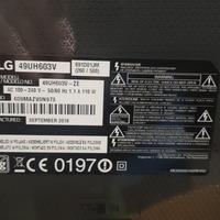 TV led LG 49UH603V pezzi di ricambio 