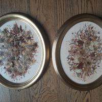 Quadri con fiori secchi