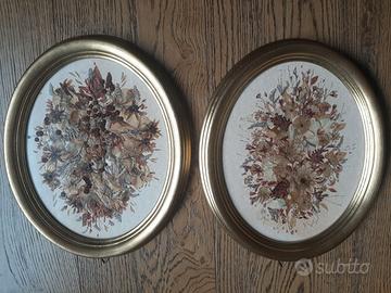 Quadri con fiori secchi