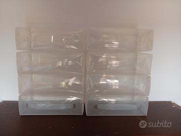 Scatole in plastica trasparente per scarpe