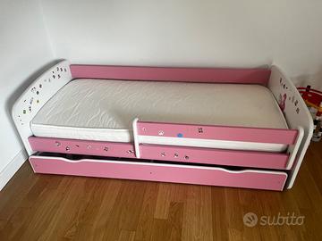 Letto bambina con materasso